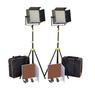 CAMTREE 2x1000pc Tungsten LED, Tripod Stand