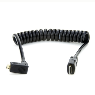 Atomos Coiled Micro to Full HDMI Cable 50 cm